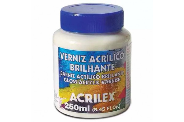 VERNIZ ACRILICO BRILHANTE 250ML ACRILEX 